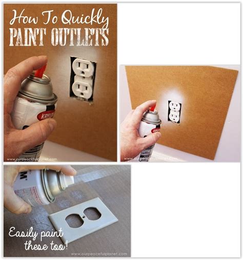 how to paint plastic electric box|painting that plugs into wall.